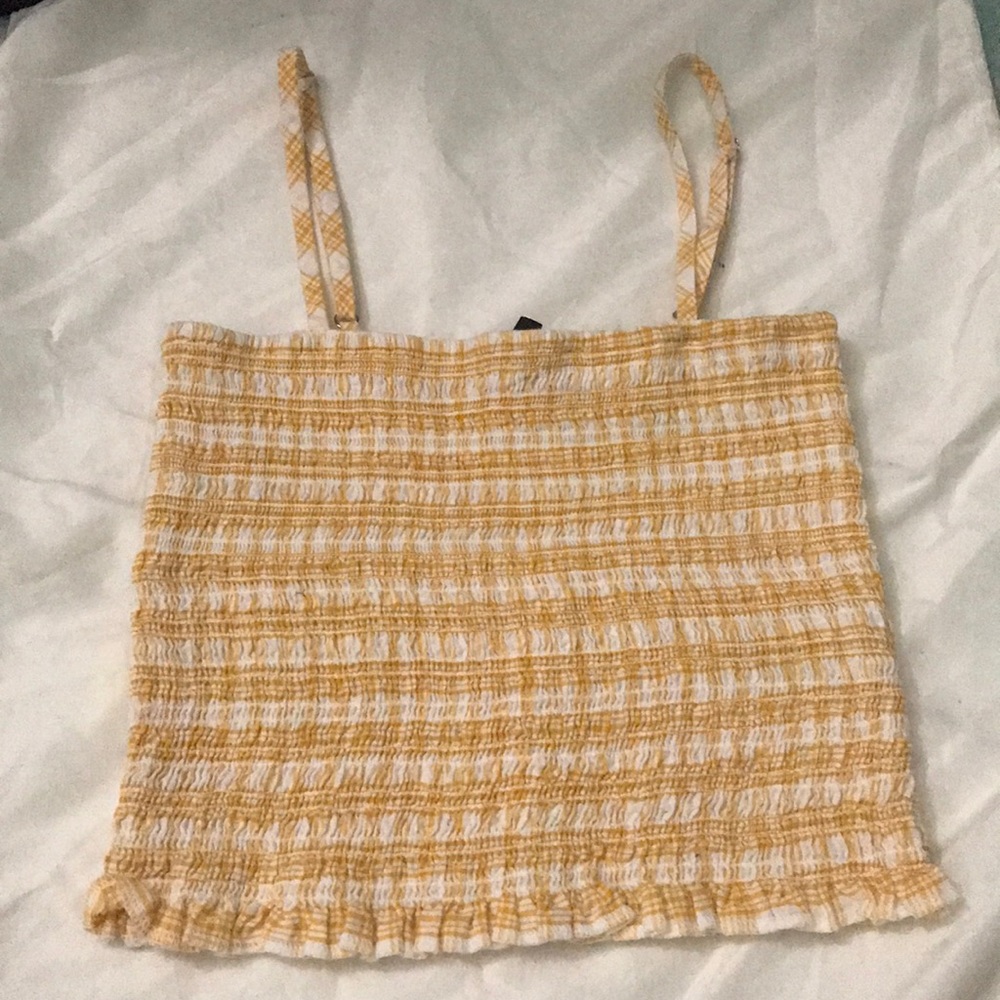 Yellow Striped Top